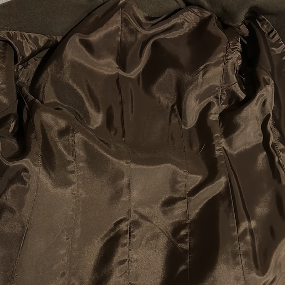 Kate Hill Women’s Brown Wool Cashmere Blend Single Button Blazer size 2P - Picture 11 of 12